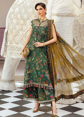 M.Prints By Maria B Embroidered Linen Suits Unstitched 3 Piece MB25FE MPT-2707-B